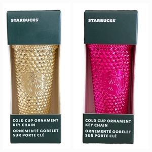 Starbucks 2022 bling keychains bundle